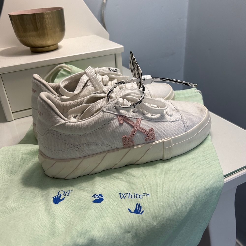 Off-White canvas sneakers